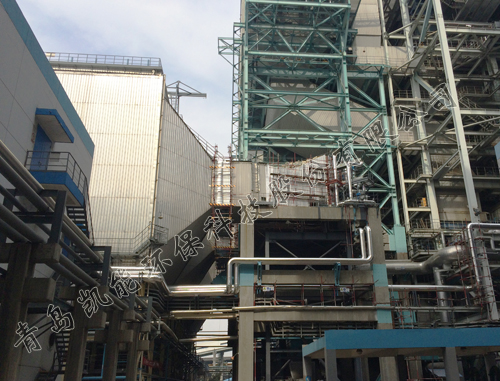 640MW低溫省煤器現(xiàn)場