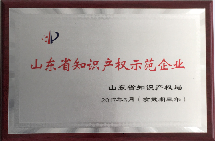 凱能科技榮獲山東省知識產(chǎn)權示范企業(yè)榮譽稱號